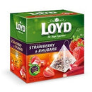 10x Loyd Strawberry & Rhubarb Tea 40g | London Grocery