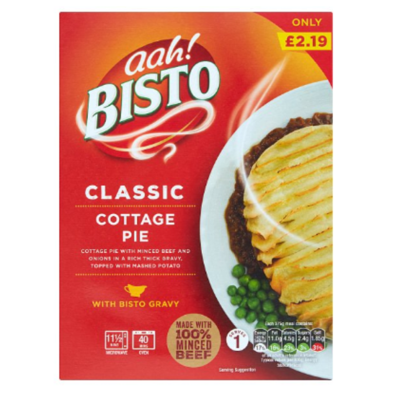 Bisto Classic Cottage Pie 375g x 1 Pack | London Grocery