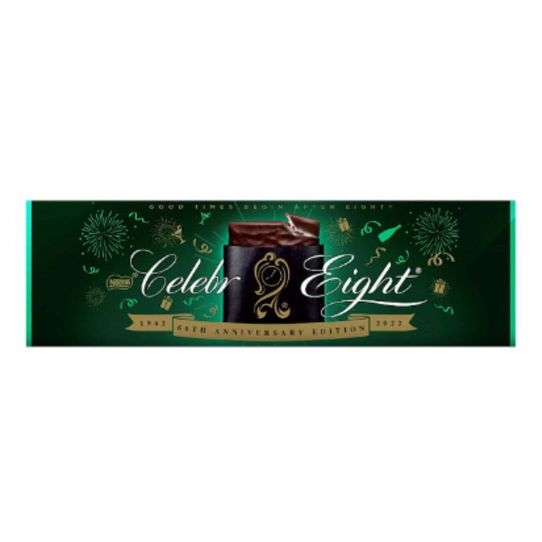 Buy Celebr Eight Dark Mint Chocolate Box 300g x Case of 1