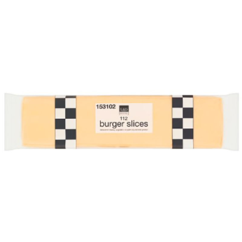 Chef's Essentials 112 Burger Slices 1.4kg x 8 - London Grocery