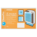 CleanPro 'Z' Fold Blue Paper Towels 1 Ply 12 Packs x 250 Sheets x Case of 1 - London Grocery