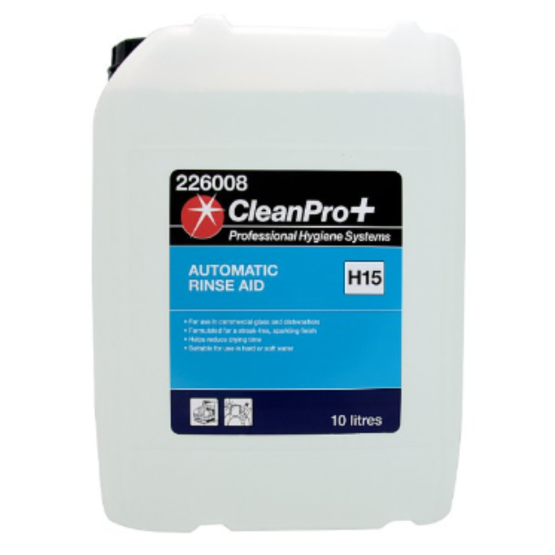 CleanPro+ Automatic Rinse Aid H15 10 Litres x 1 - London Grocery