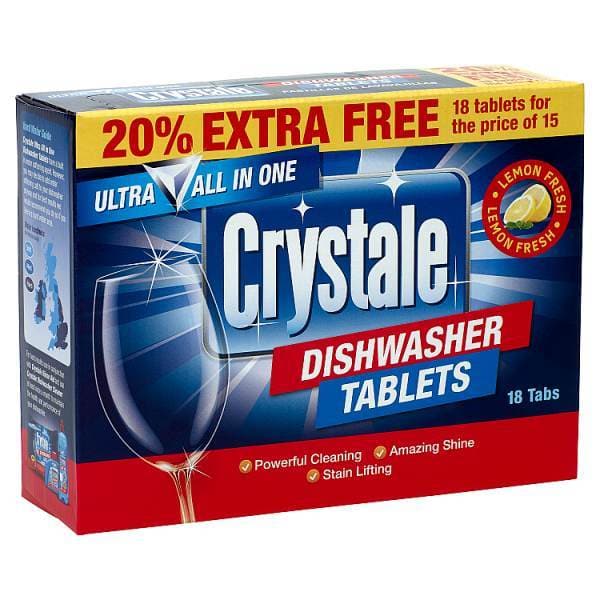 Crystale 18 Dishwasher Tablets - London Grocery