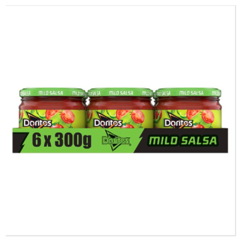 Doritos Mild Salsa Sharing Dip Tray 6 x 300g x Case of 6 - London Grocery