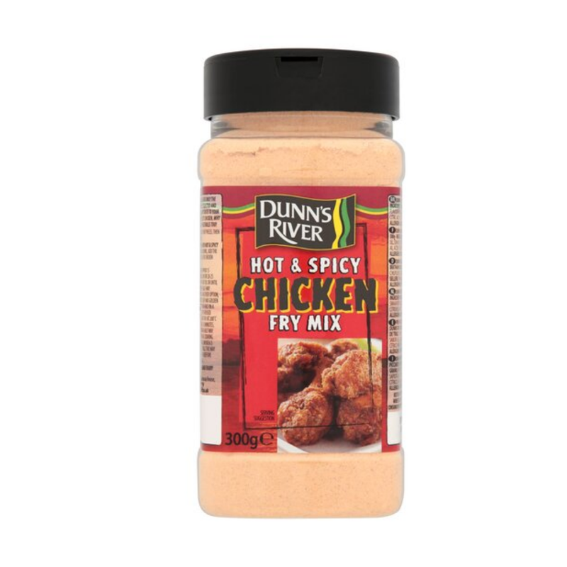 Dunns River Hot & Spicy Chicken Fry Mix 300gr-London Grocery