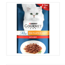 Gourmet Perle Mini Fillets in Gravy with Beef 85g x Case of 26 - London Grocery