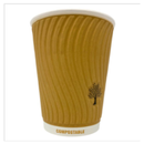 H-Pack 12oz Bio Cup Embossed Double Wall 30s x Case of 1 - London Grocery