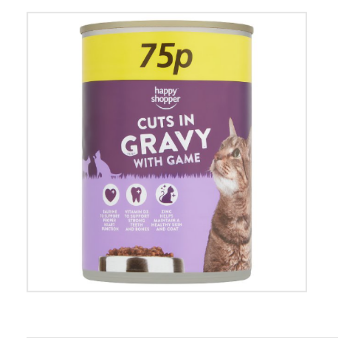 Buy Happy Shopper Cuts in Gravy with Game 415g x Case of 12