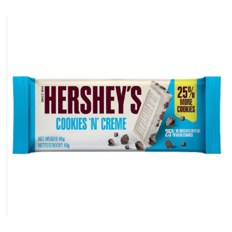 Hershey's Cookies 'n' Creme 40g x Case of 24 - London Grocery