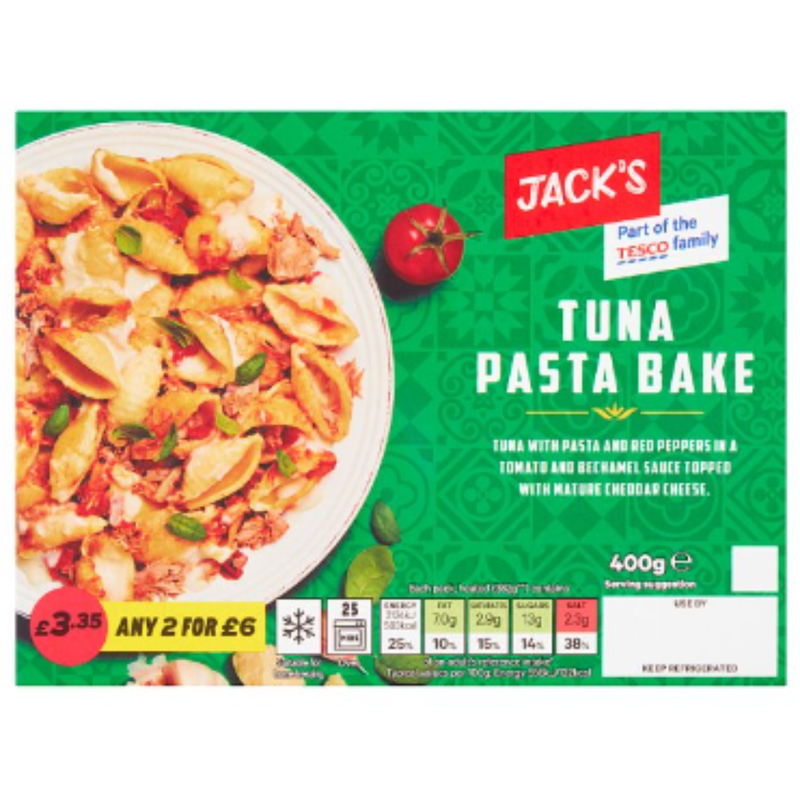 Jack's Tuna Pasta Bake 400g x 6 - London Grocery
