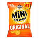 Jacob's Mini Cheddars Original Snacks 90g x Case of 15 - London Grocery