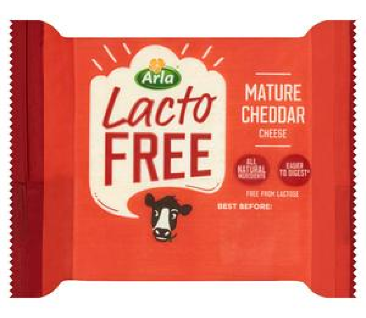Lactofree Mature Cheddar Cheese 200gr-London Grocery