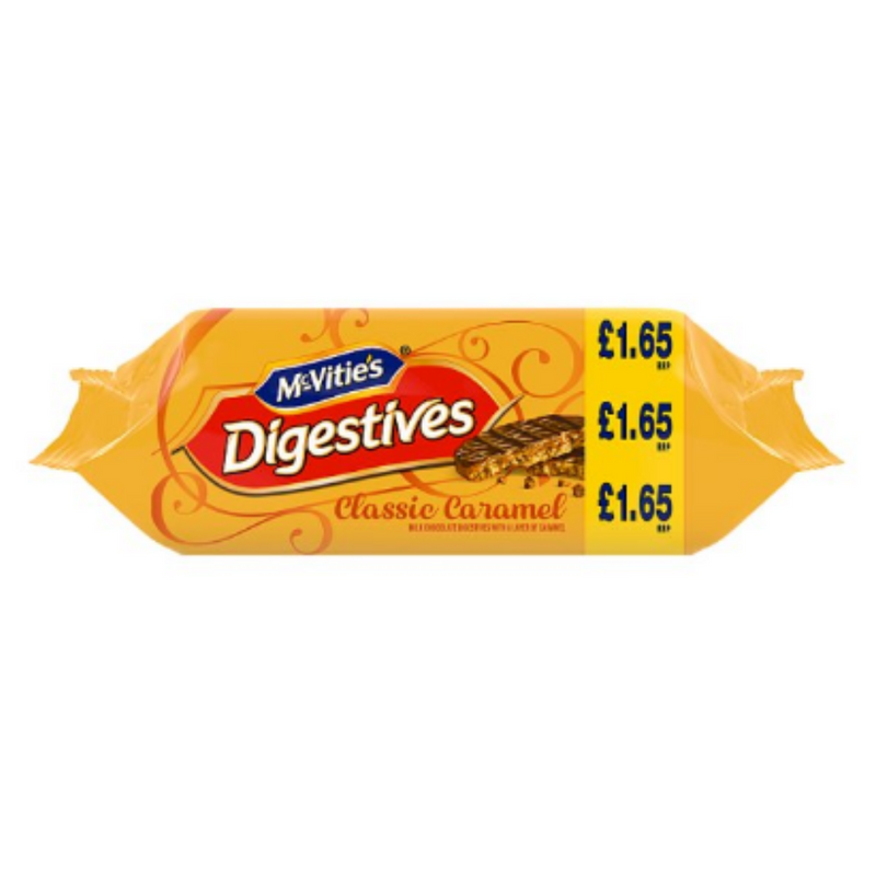 McVitie's Caramel Digestive Biscuits 250g x Case of 15 - London Grocery