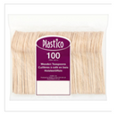 Plastico 100 Wooden Teaspoons x Case of 1 - London Grocery