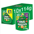 Rowntree's Fruit Pastilles Vegan Friendly Sweets Sharing Bag 114g x Case of 20 - London Grocery