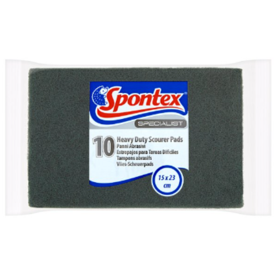 Buy Spontex Specialist 10 Heavy Duty Scourer Pads X Case Of 6 | London ...