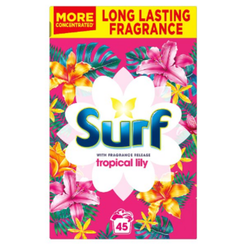 Surf Tropical Lily Laundry Powder 2.25 kg x Case of 4 - London Grocery