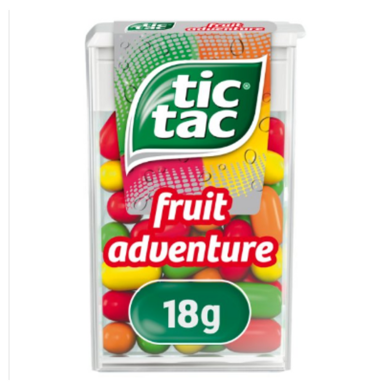 Tic Tac Fruit Adventure 18g x Case of 144 - London Grocery