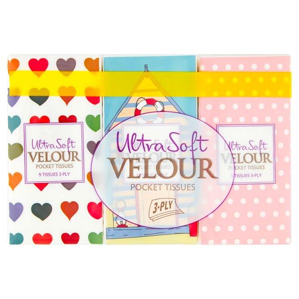 Velour 6 Ultra Soft Pocket Tissues 3-Ply - London Grocery