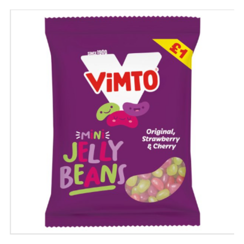 Vimto Mini Jelly Beans 160g x Case of 12 - London Grocery