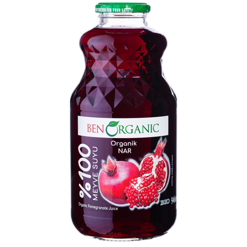 BenOrganic 100% Pomegranate Juice 946ml - London Grocery