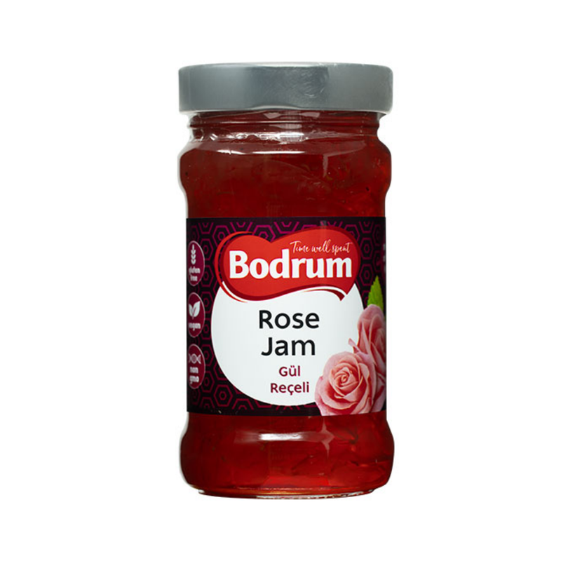 Bodrum Rose Jam 380gr-London Grocery