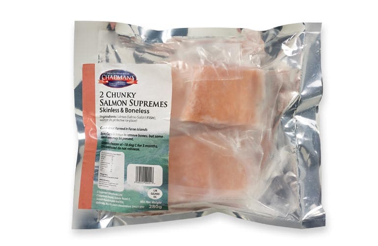 Chapman's Chunky Salmon Supremes 280g -London Grocery