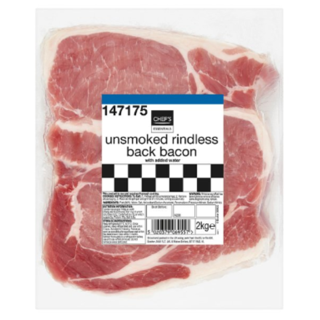 Buy Chef s Essentials Unsmoked Rindless Back Bacon 2kg X 1 Pack buy-chef-s-essentials-unsmoked-rindless-back-bacon-2kg-x-1-pack