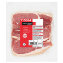 Chef's Larder Smoked Rindless Back Bacon with Added Water 2kg x 1 Pack | London Grocery