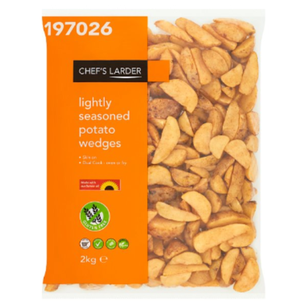 Buy Chef's Larder Lightly Seasoned Potato Wedges 2kg x 1 Pack London