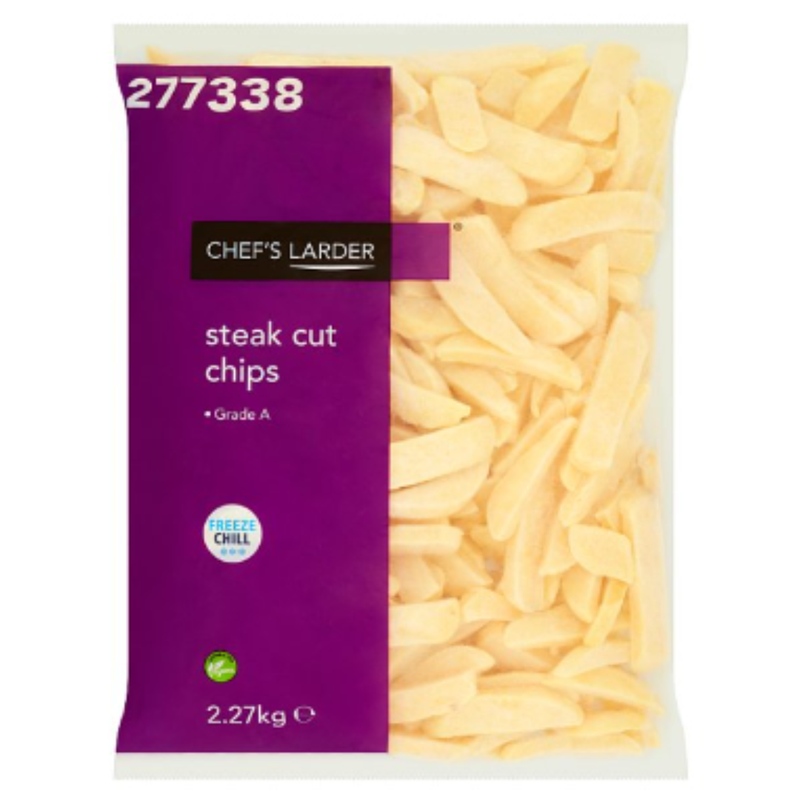 Chef's Larder Steak Cut Chips 2.27kg x 1 Pack | London Grocery