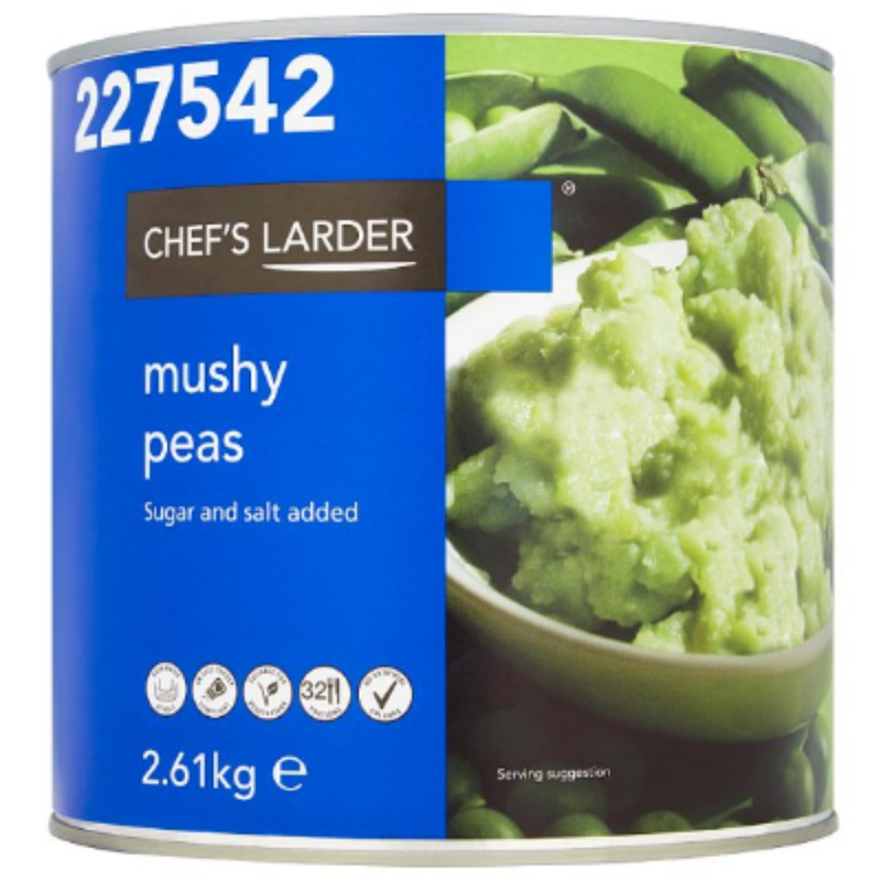 Chef's Larder Mushy Peas 2610g x 6 - London Grocery