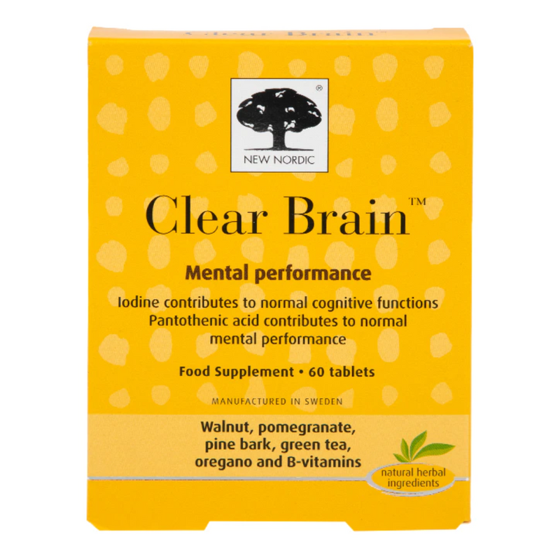 New Nordic Clear Brain 60 Tablets | London Grocery