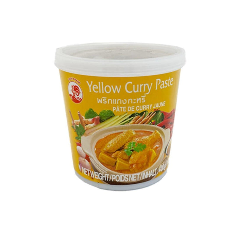 Cock (Thai) Yellow Curry Paste Tub 400gr-London Grocery