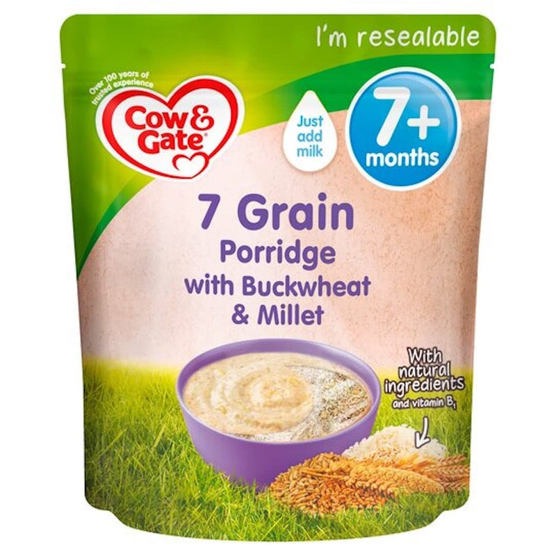 Cow & Gate Baby 7 Grain Porridge From 7 Months 200gr-London Grocery