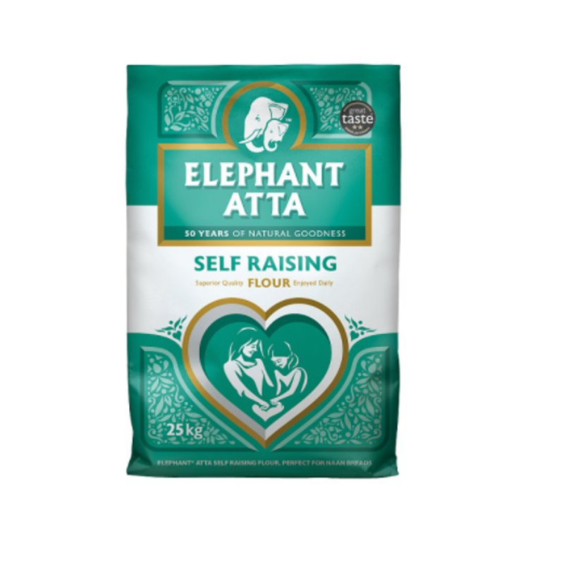 Elephant Atta Self Raising Flour 25kg - London Grocery