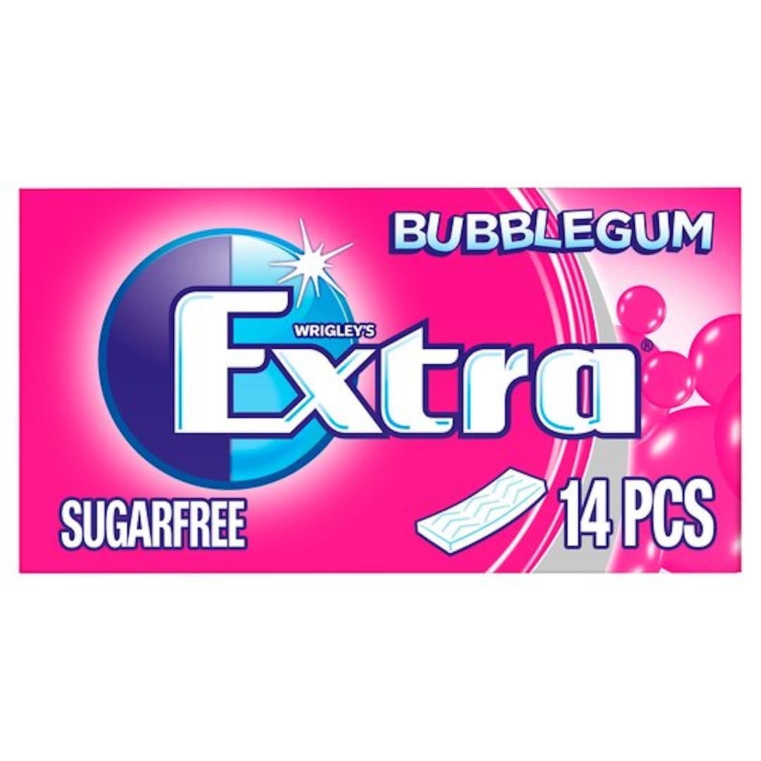 Extra Strawberry Flavour Sugarfree Chewing Gum Bottle 60 Pieces