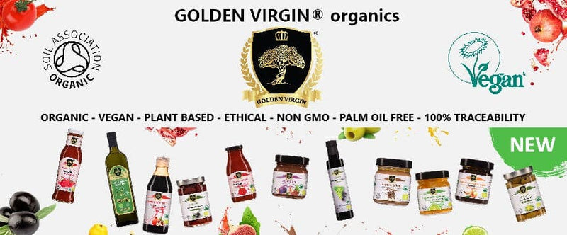 Golden Virgin Organic Pomegranate Balsamic Glaze 250Ml - London Grocery