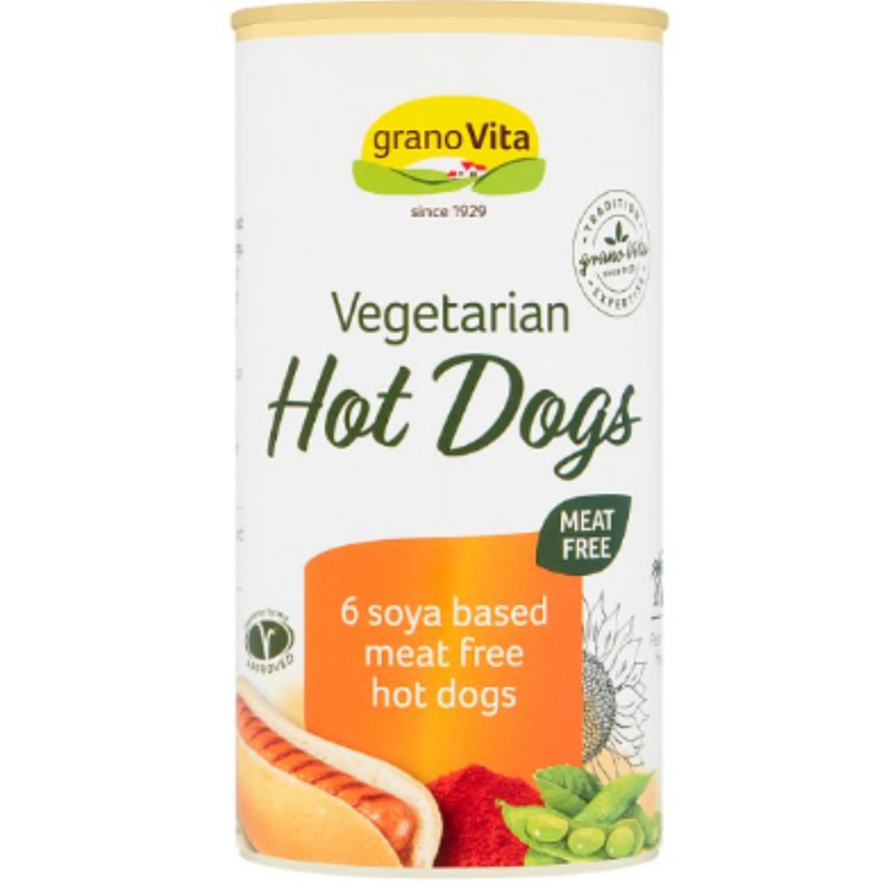 GranoVita Vegetarian Hot Dogs 550g x 12 - London Grocery