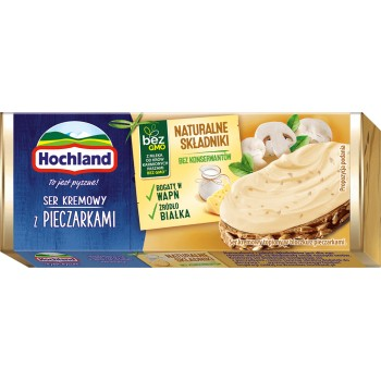 Hochland Block Cheese with Mushrooms 90gr-London Grocery