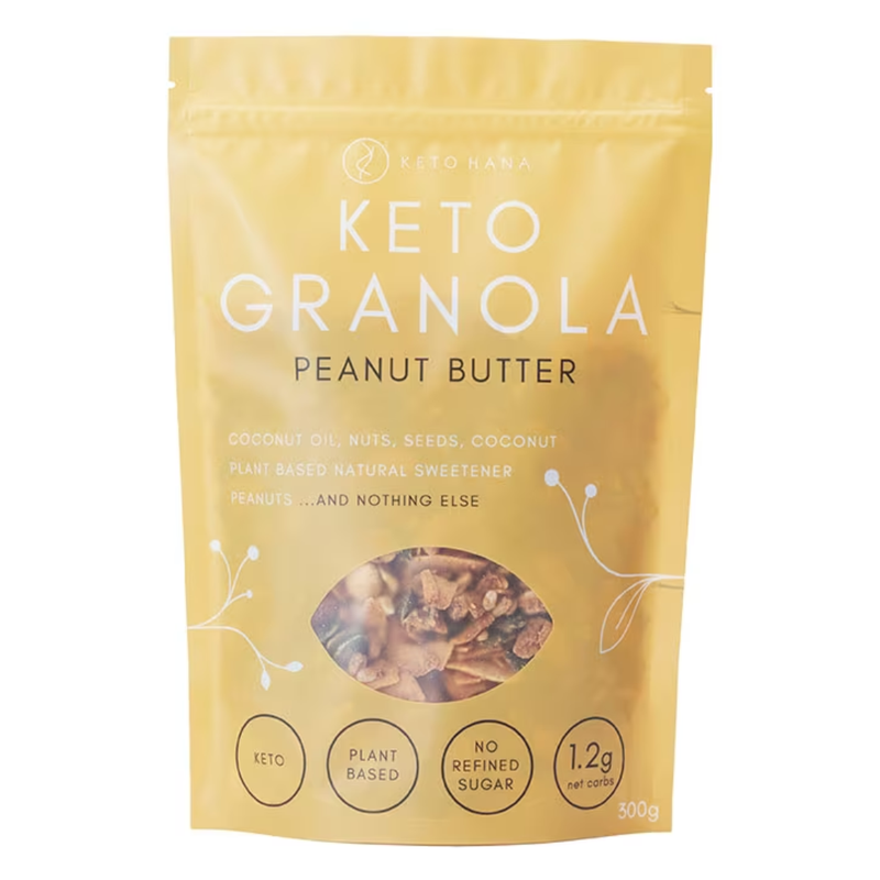 Keto Hana Peanut Butter Granola 300g | London Grocery
