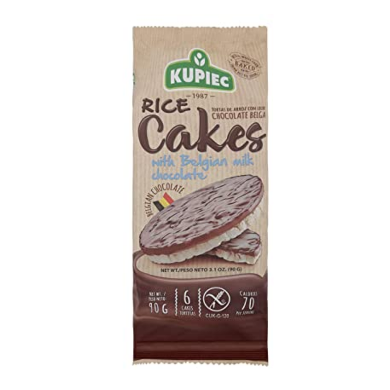 Kupiec Rice Cakes with Milk Chocolate 90gr-London Grocery