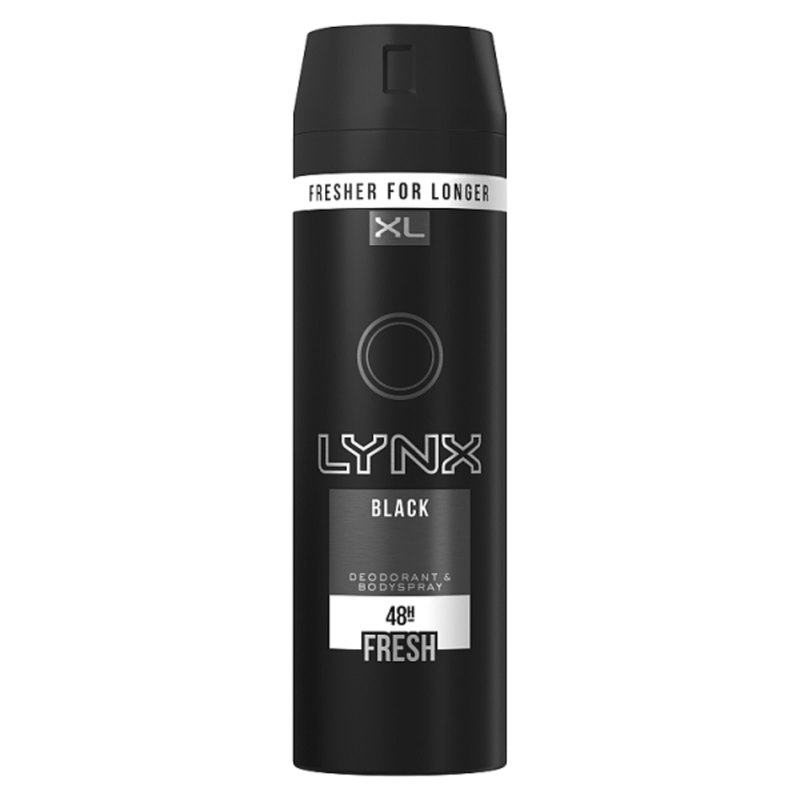 Lynx Black Bodyspray 200 ml - London Grocery