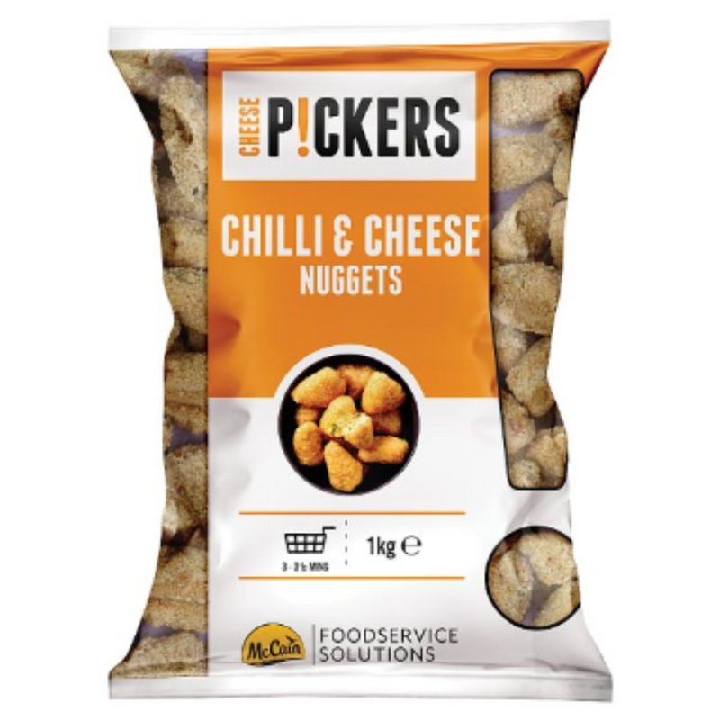McCain Pickers Chilli & Cheese Nuggets 1kg x 1 Pack | London Grocery