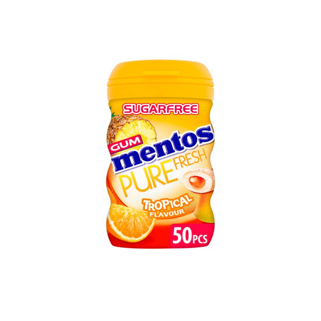 Mentos Pure Fresh Sugar-Free Chewing Gum with India