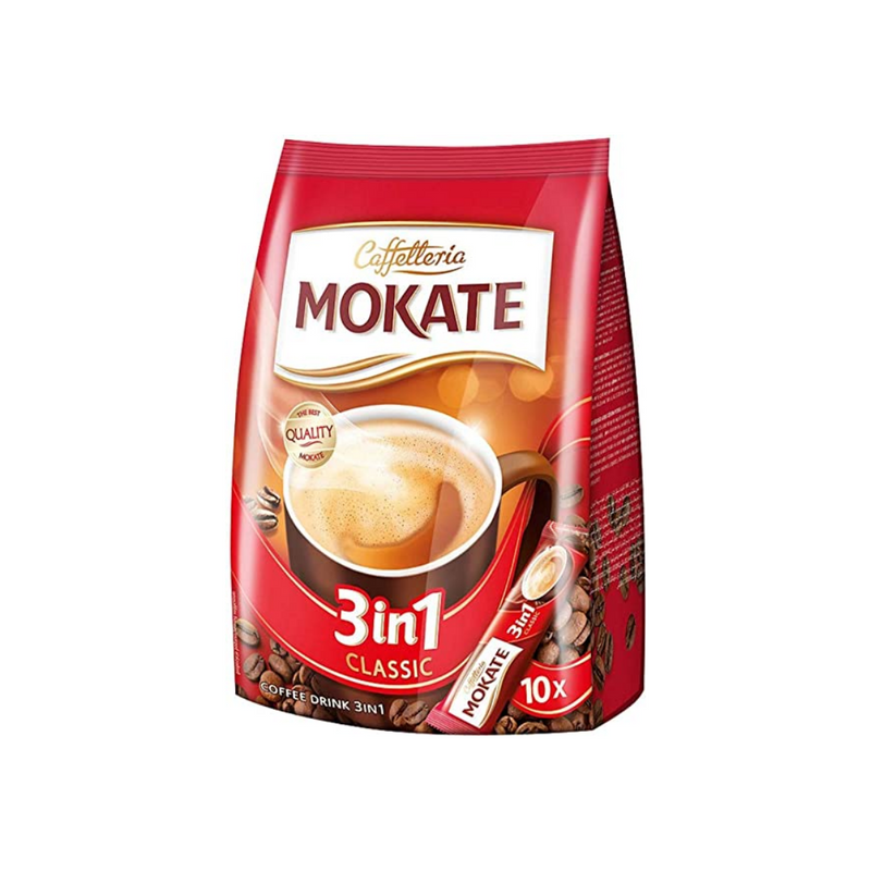 Mokate Instant 3in1 Coffee – Bag (Sticks) 10 x 17gr-London Grocery