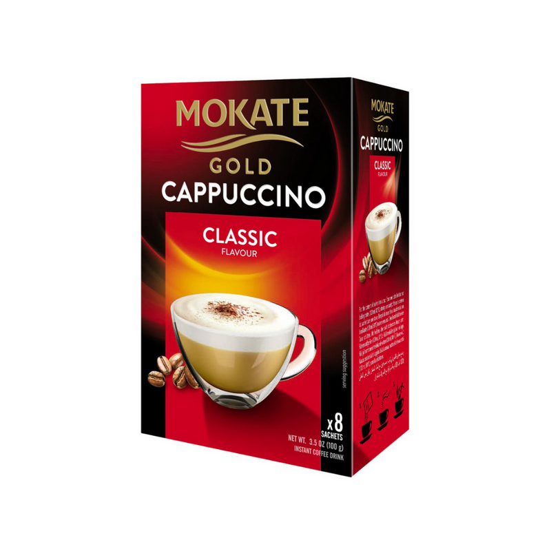 Mokate Gold Gold Cappuccino 8 x 12.5gr-London Grocery