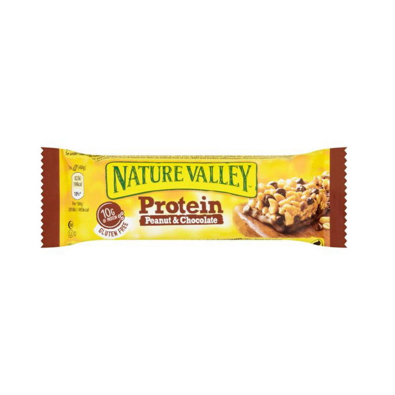 Nature Valley Protein Peanut & Chocolate Cereal Bar 40g-London Grocery