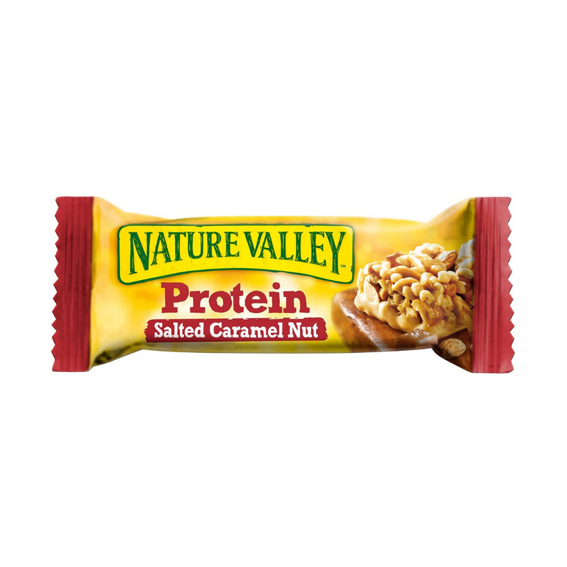 Nature Valley Protein Salted Caramel Nut Cereal Bar 40g-London Grocery