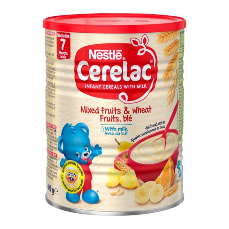 Nestle Cerelac Mixed Fruit Plus Wheat Baby 8 Months 400gr-London Grocery